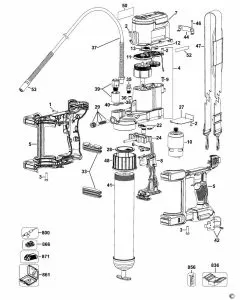 Buy A Dewalt DCGG57 Spare part or Replacement part for Your 1 CORDLESS GREASE GUN and Fix Your Machine Today