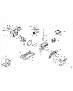 Stanley FMC660 Spare Parts List Type H1 Exploded Parts Diagram