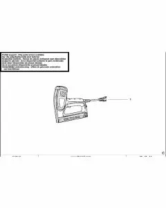 Stanley TRE550 Spare Parts List Type 1 Exploded Parts Diagram