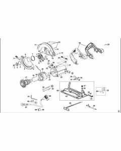 Stanley STSC1718 Spare Parts List Type 1 Exploded Parts Diagram