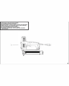 Stanley TRE650 Spare Parts List Type 1 Exploded Parts Diagram