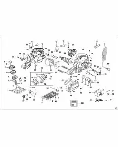 Stanley STPP7502 Spare Parts List Type 1 Exploded Parts Diagram