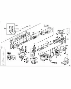 Stanley STHM10K Spare Parts List Type 1 Exploded Parts Diagram