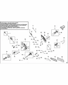 Buy A Black & Decker CS2245 Spare part or Replacement part for Your Chainsaw and Fix Your Machine Today