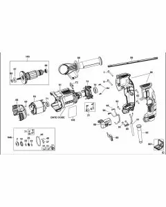 Buy A Dewalt D25032 Spare part or Replacement part for Your ROTARY HAMMER and Fix Your Machine Today