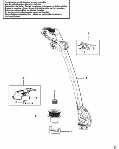 Buy A Black & Decker BDST36 Spare part or Replacement part for Your Electric Linetrimmer and Fix Your Machine Today