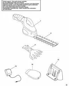 Buy A Black & Decker GSBD700 Spare part or Replacement part for Your Cordless Hedgetrimmer and Fix Your Machine Today