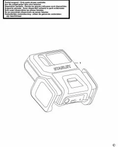 Stanley STHT1-77366 Spare Parts List Type 1 Exploded Parts Diagram