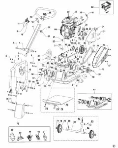 Stanley SGC-8000N Spare Parts List Type 1 Exploded Parts Diagram