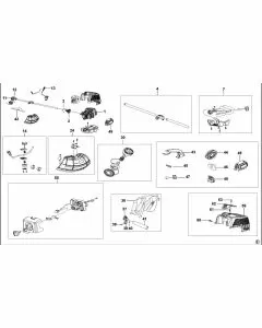 Stanley SPS-1400 Spare Parts List Type 1 Exploded Parts Diagram