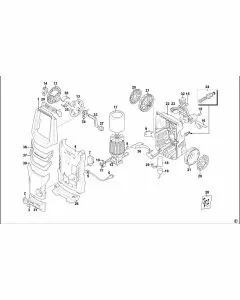 Stanley SXFPW21MPE Spare Parts List Type 1 Exploded Parts Diagram