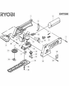 Buy A Ryobi CHT7230  Spare part or Replacement part for Your Cordless Hedge Trimmer and Fix Your Machine Today