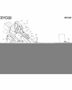 Buy A Ryobi RBT120E  Spare part or Replacement part for Your Cordless Line Trimmer and Fix Your Machine Today