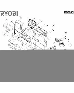 Buy A Ryobi RBT60E  Spare part or Replacement part for Your Cordless Line Trimmer and Fix Your Machine Today