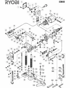 Buy A Ryobi CM40  Spare part or Replacement part for Your Chain Mortiser and Fix Your Machine Today