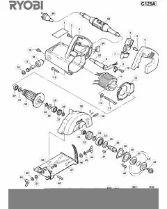 Buy A Ryobi C125A  Spare part or Replacement part for Your Grinder and Fix Your Machine Today