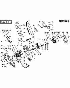 Buy A Ryobi CS1835  Spare part or Replacement part for Your Electric Chainsaw and Fix Your Machine Today