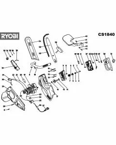 Buy A Ryobi CS1840  Spare part or Replacement part for Your Electric Chainsaw and Fix Your Machine Today