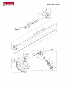 Buy A Makita EBH252L ROCKET ARM ASSY ER2550LH/EM26 125554-7 Spare Part and Fix Your Strimmer  Today