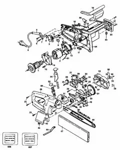 Buy A Black & Decker CS30 Spare part or Replacement part for Your Chainsaw and Fix Your Machine Today