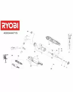 Ryobi EHT150V150W Spare Parts List Serial No: 4000444715