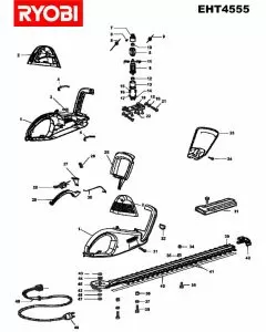 Buy A Ryobi EHT4555  Spare part or Replacement part for Your Hedge Trimmer and Fix Your Machine Today