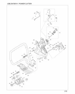 Buy A Makita EK7651H GASKET EH7500/PB250/RST250/RB 442183-4 Spare Part and Fix Your Petrol Disc Cutter  Today