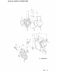 Buy A Makita EW2051H Spare part or Replacement part for Your Water Pump and Fix Your Machine Today