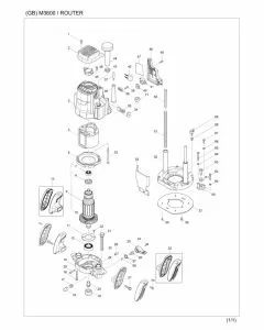 Buy A Makita M3600 Spare part or Replacement part for Your Router and Fix Your Machine Today