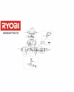 Ryobi R18AC0 Spare Parts List Serial No: 4000475072