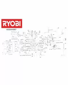 Ryobi RBS904 Spare Parts List Serial No: 4000444867