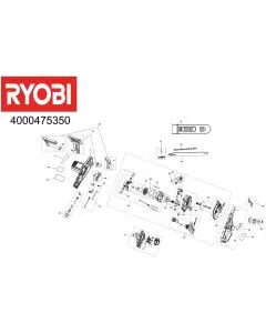 Ryobi RCS1835B Spare Parts List Serial No: 4000475350