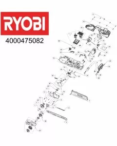 Ryobi RY36CSX35A160 Spare Parts List Serial No: 4000475082