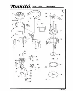 Buy A Makita SK66 Spare part or Replacement part for Your Laser Level and Fix Your Machine Today