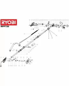 Ryobi 5133000640 Spare Parts List Serial No: 5133000640