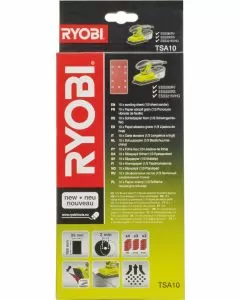 Ryobi ESS280RV Sanding Sheet 10 PIECES 1/3 SANDPAPER 5132002610 