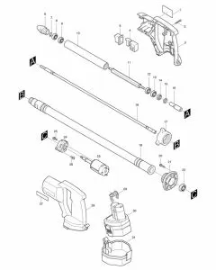 Buy A Makita VR250D Spare part or Replacement part for Your Vibrating Poker and Fix Your Machine Today