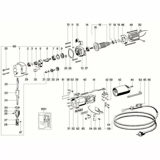 Metabo KN 6875 Spare Parts List Type: 6875423