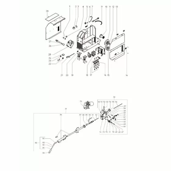 Metabo 150/20 XT Spare Parts List Type: 2103173810