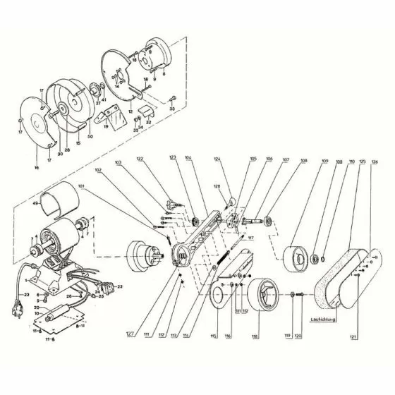 Metabo BSL 175 DL Spare Parts List Type: 31753510