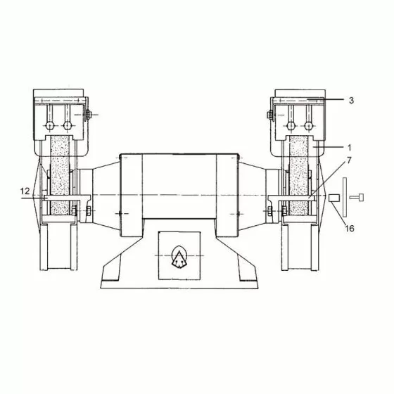 Metabo DS 125 W Spare Parts List Type: 30001254010