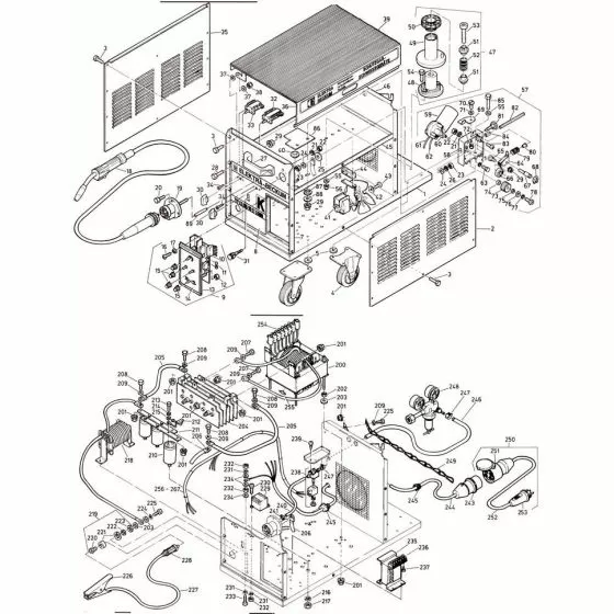 Metabo 160/35 ET COMBI Spare Parts List Type: 2103163110