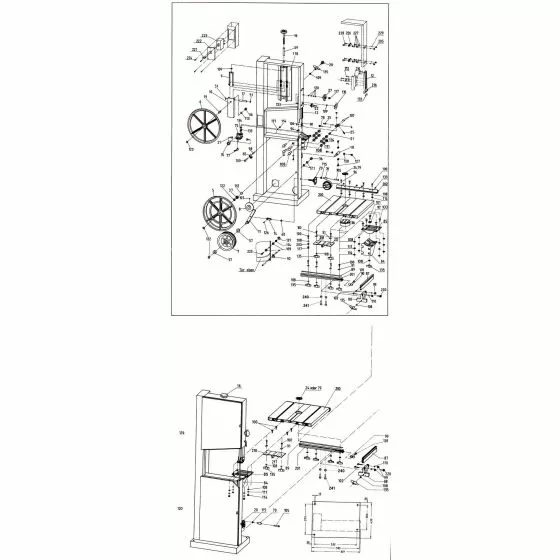 Metabo BAS 450 DNB 400/3/50 Spare Parts List Type: 9004503210