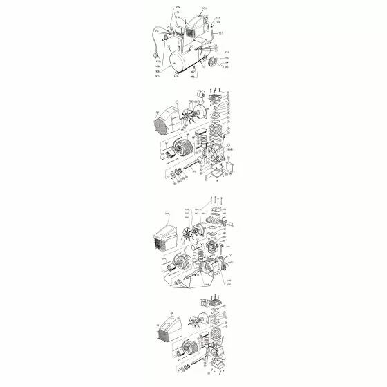 Metabo LP 250/8/24 W  CYLINDER HEAD GASKET ET 1319156514 Spare Part Type: 23002503710