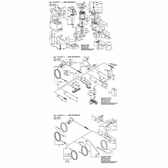 Bosch AHR 1000 TUBE MOUNTING 1609350023 Spare Part Type: 600811003