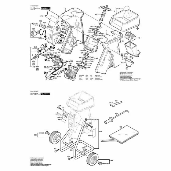 Bosch AXT 1600 HP CATCHER CONTAINER 2605411073 Spare Part Type: 600851203