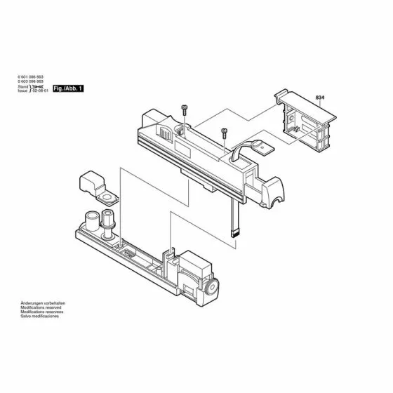 Bosch BL 20 SLM Spare Parts List Type: 0601096803