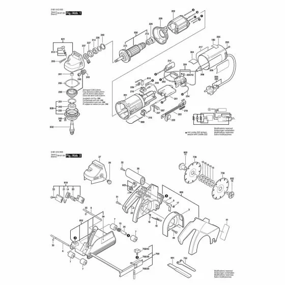 Bosch GNF 20 CA SPLITTING TOOL 3607959005 Spare Part Type: 601612541