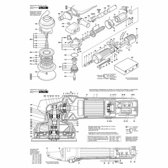 Bosch 0602370311 Spare Parts List