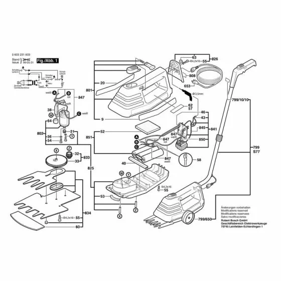 Bosch AGS 10-6 HOUSING COVER 1609200920 Spare Part Type: 603231603